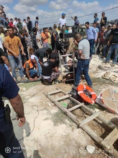 وفاة ستة اشخاص سقطوا بحفرة امتصاص في الخليل